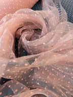 Organza plumetis pois