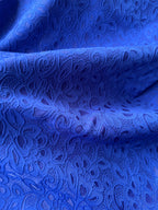 Pizzo doppiato blu china