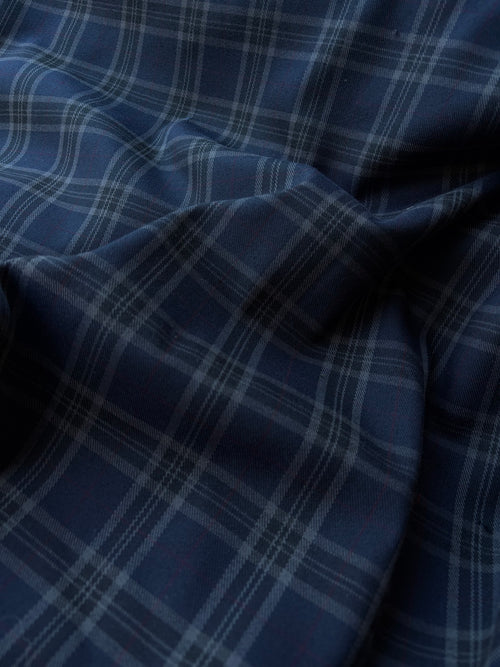 Tartan Scozzese Quadrone Blu - WorldTessuti