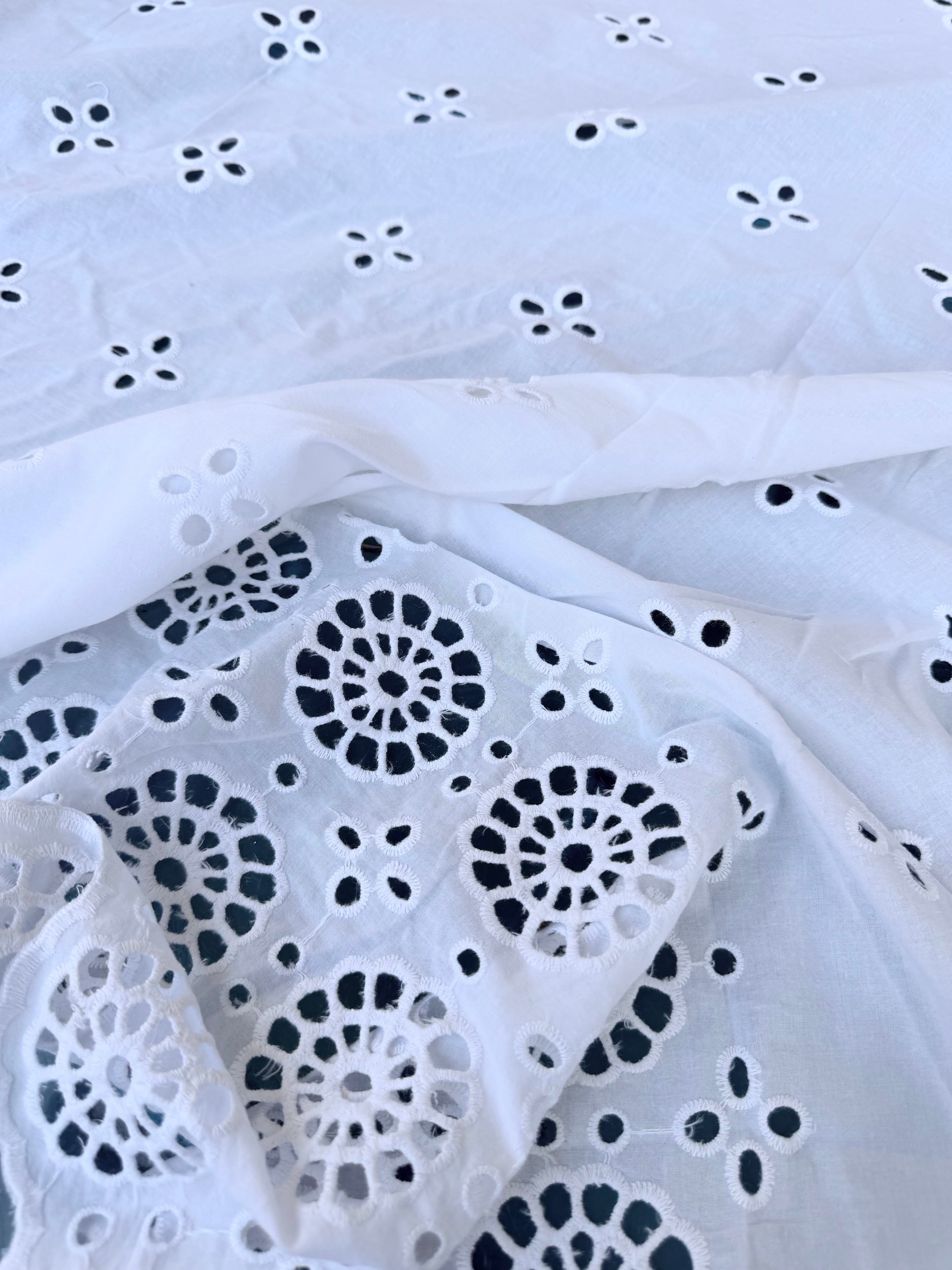Cotone Pizzo San Gallo Ricamato Venezia