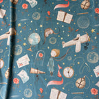 Scampolo Velluto elastico piccolo principe 2,20x1,50