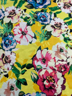 Floreale Giallo Idrorepellente AntiMacchia