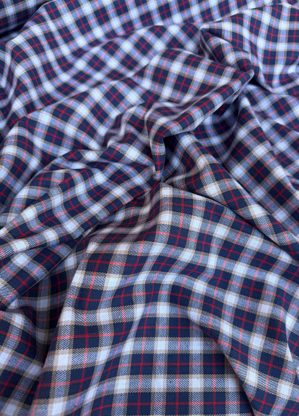 Tartan Scozzese Lanetta Quadretto Blu scuro