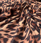 Satin Animalier leopardo maculato  SOTTOPREZZO