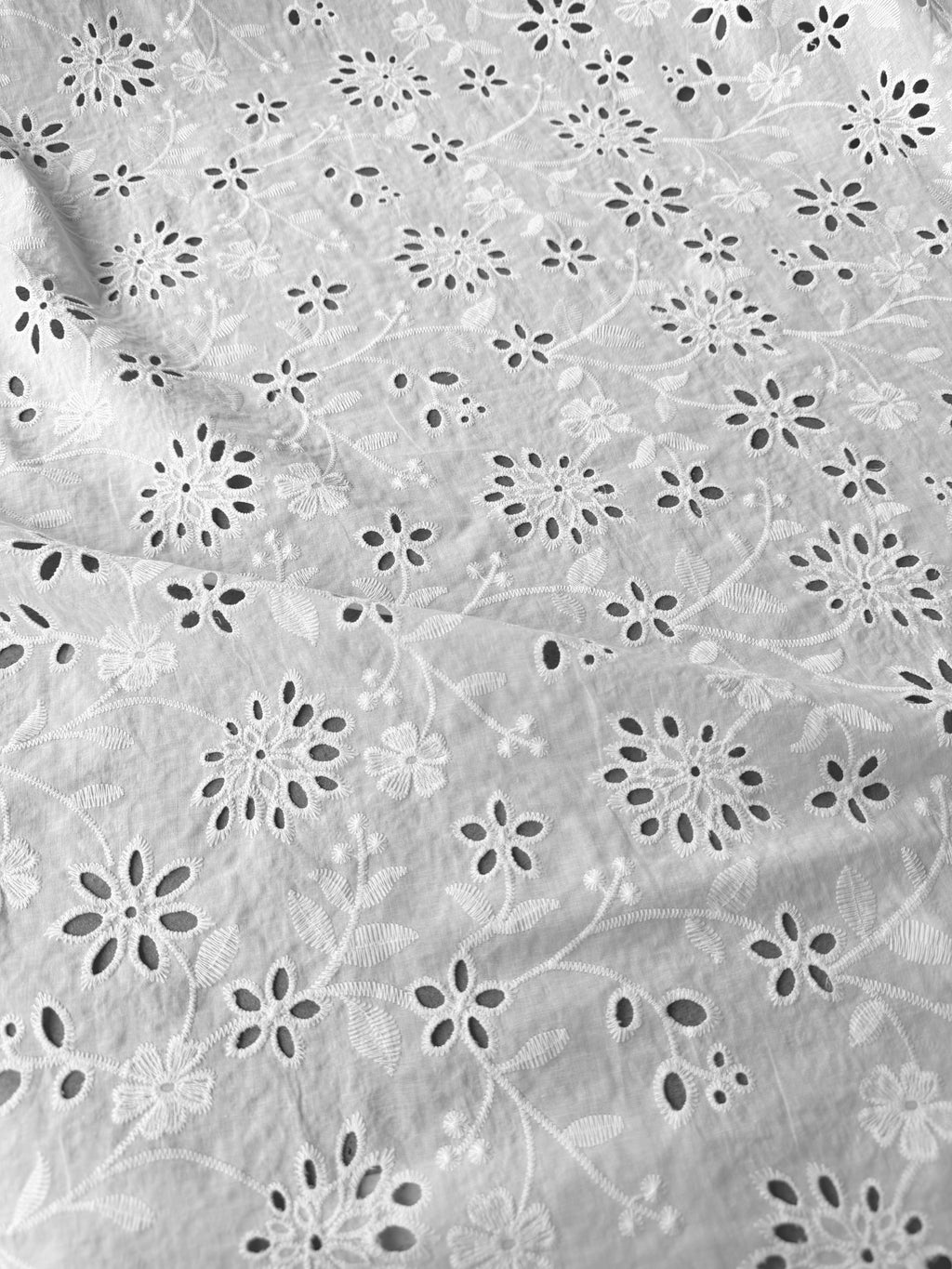 Cotone Pizzo San Gallo Ricamato Costiera