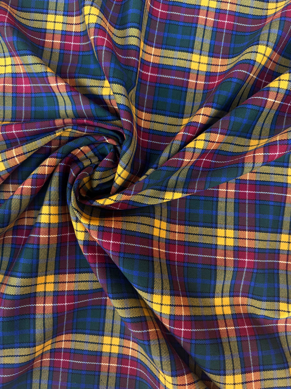 Tartan Scozzese Lanetta Quadro Giallo Luxor