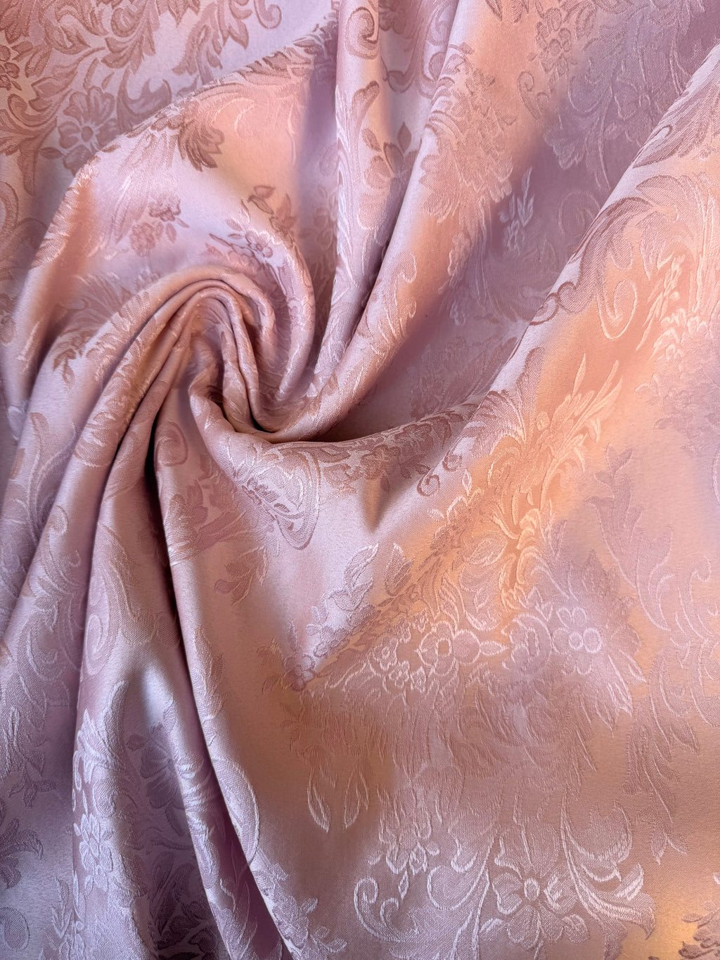 Tappezzeria Damascato Jacquard Rosa 280