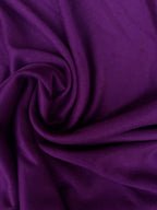 Tessuto maglia mano cashmere color prugna