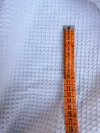 Tessuto Nido D'APE Spugna Cotone 150H Bianco
