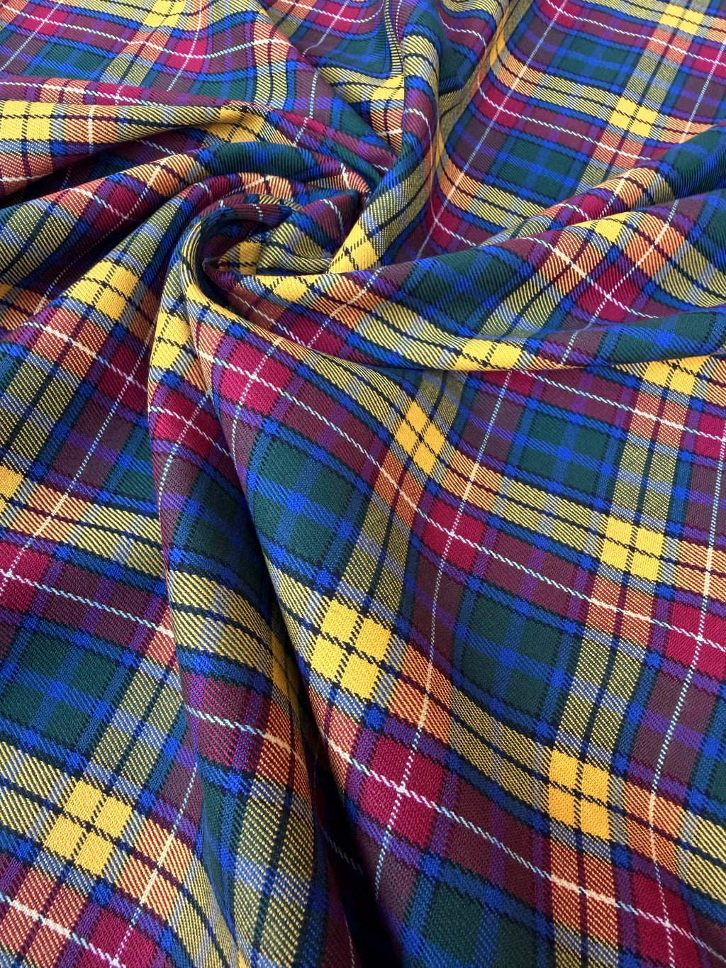 Tartan Scozzese Lanetta Quadro Giallo Luxor