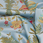 San Leucio Style Upholstery Floral Ivory 