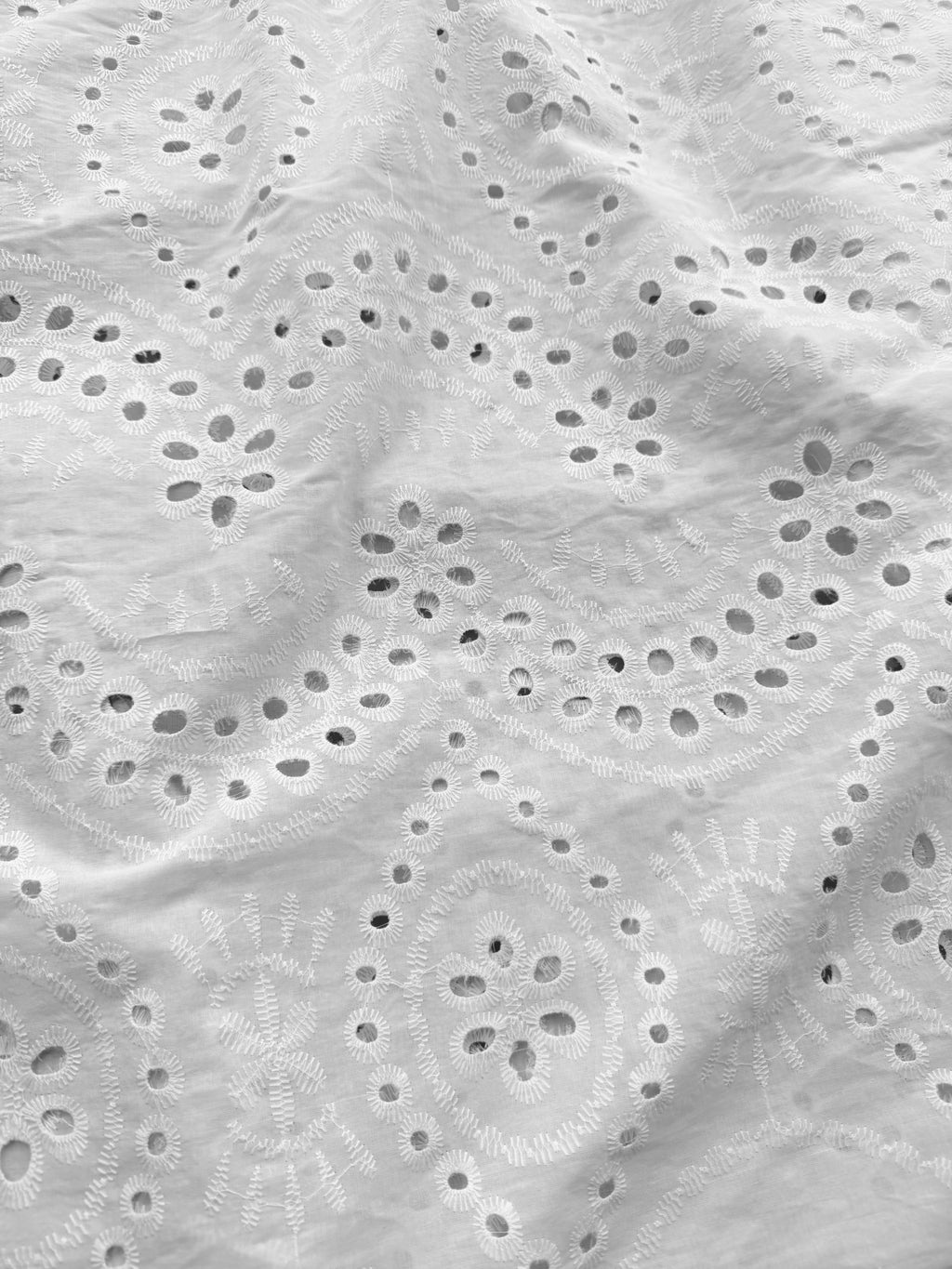 Cotone Pizzo San Gallo Ricamato Costiera