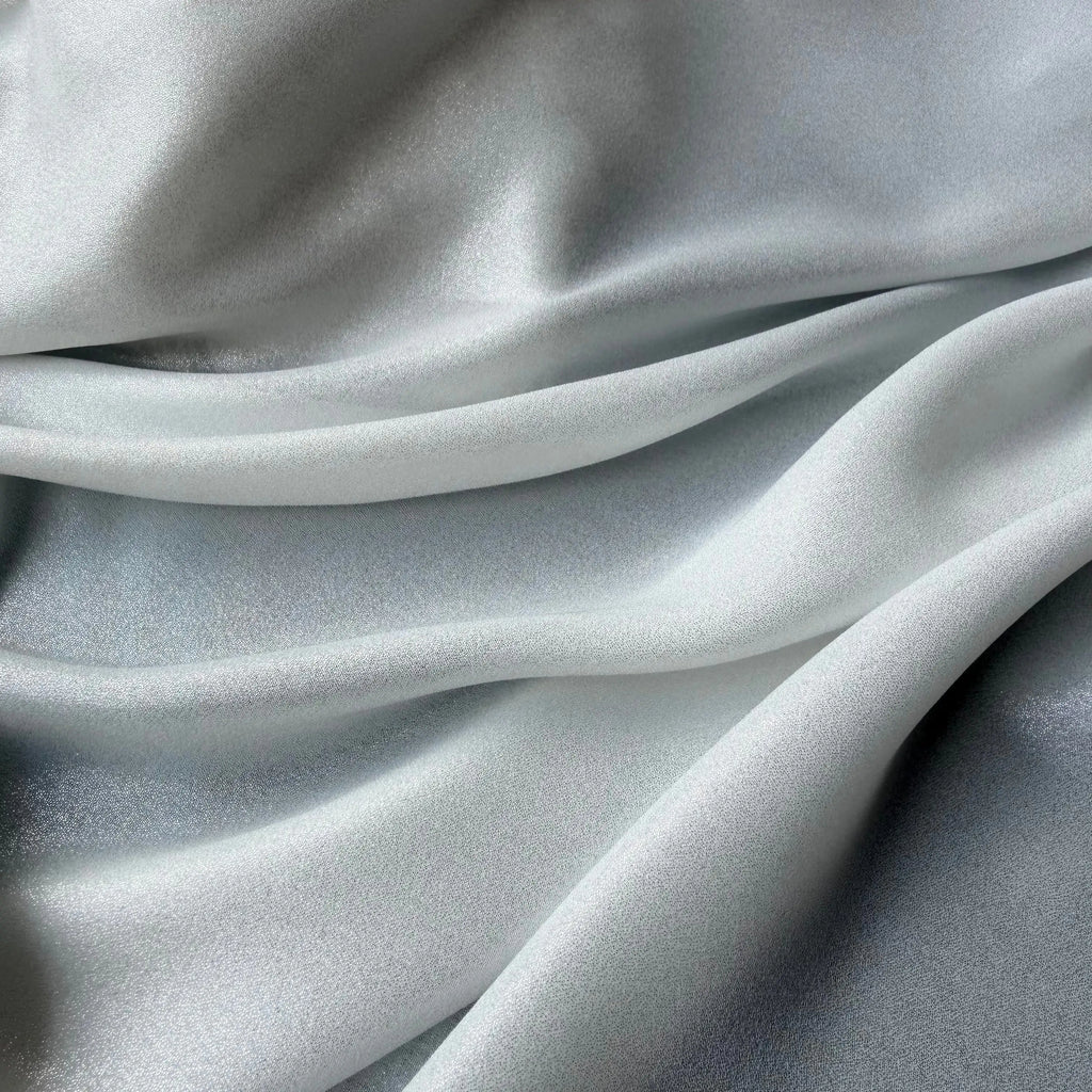 Silver Glitter Chiffon
