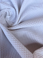 Tessuto Nido D'APE Spugna Cotone 150H Bianco