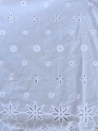 Cotone Pizzo San Gallo Ricamato Etnica