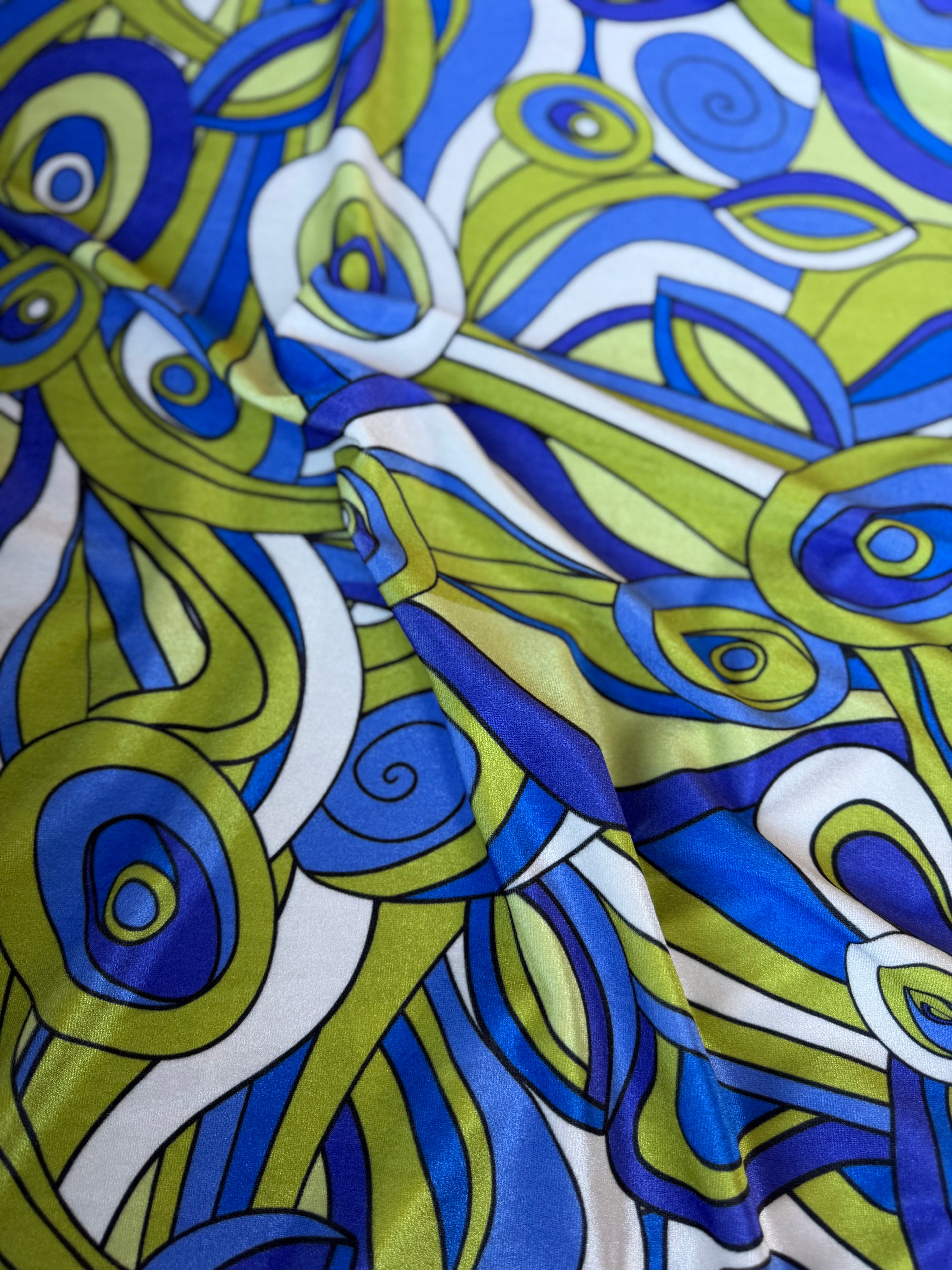 Velluto Paisley ELASTICO