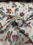 Gobelin Geometrico Farfalle Star Flowers