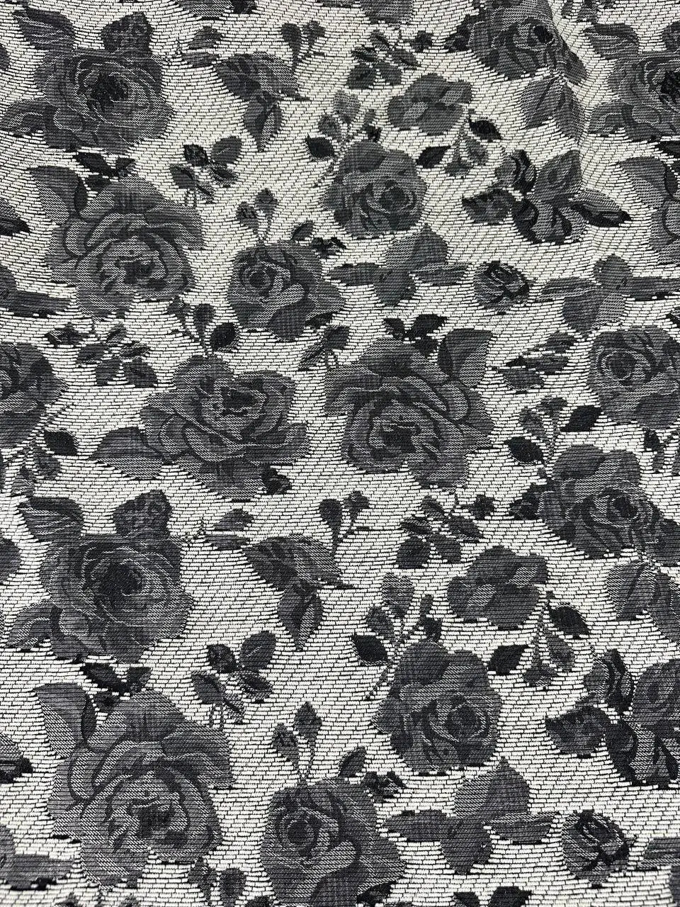 Gobelin Rose Fondo Nero