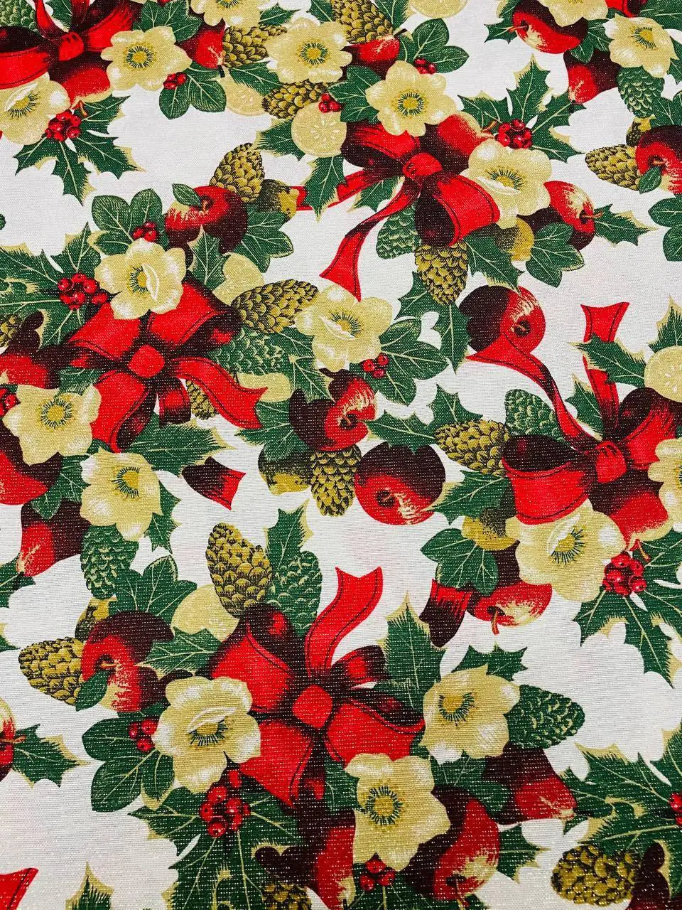 Gobelino Panama Boquet Fiori Natale