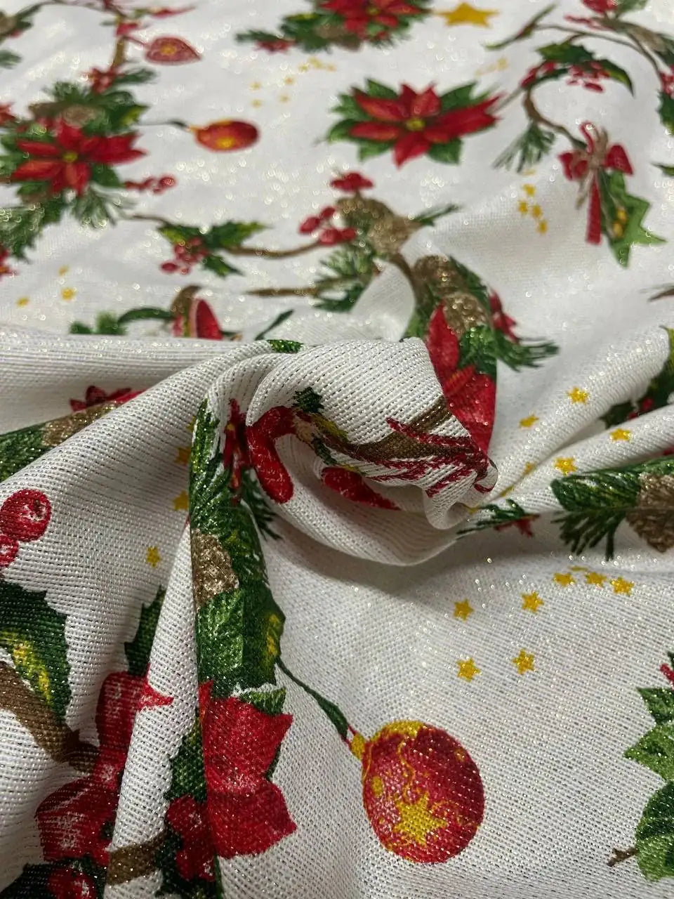 Gobelino Panama Christmas Fondo Bianco