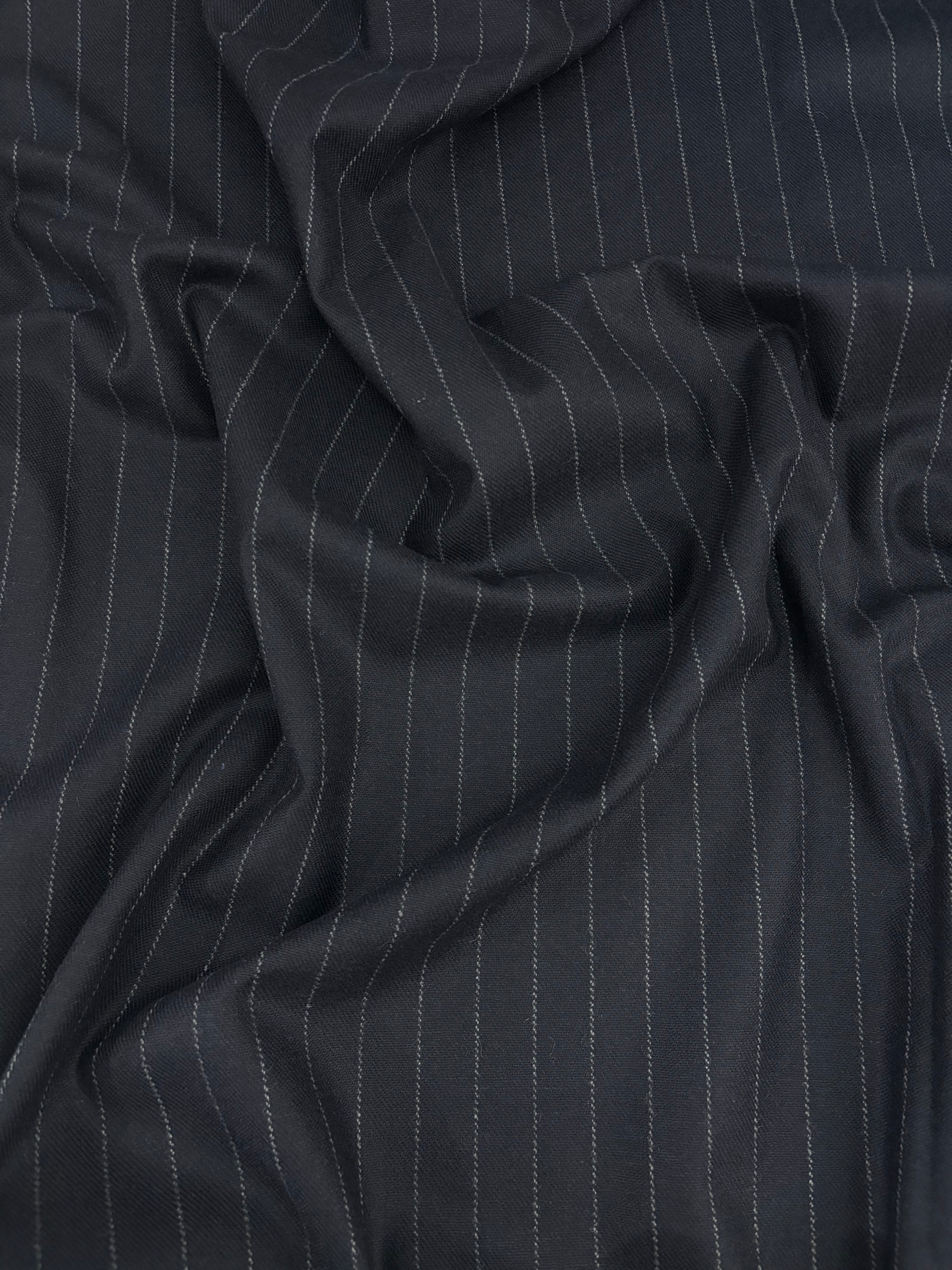 Gessato flanellato Blu notte SOTTOPREZZO