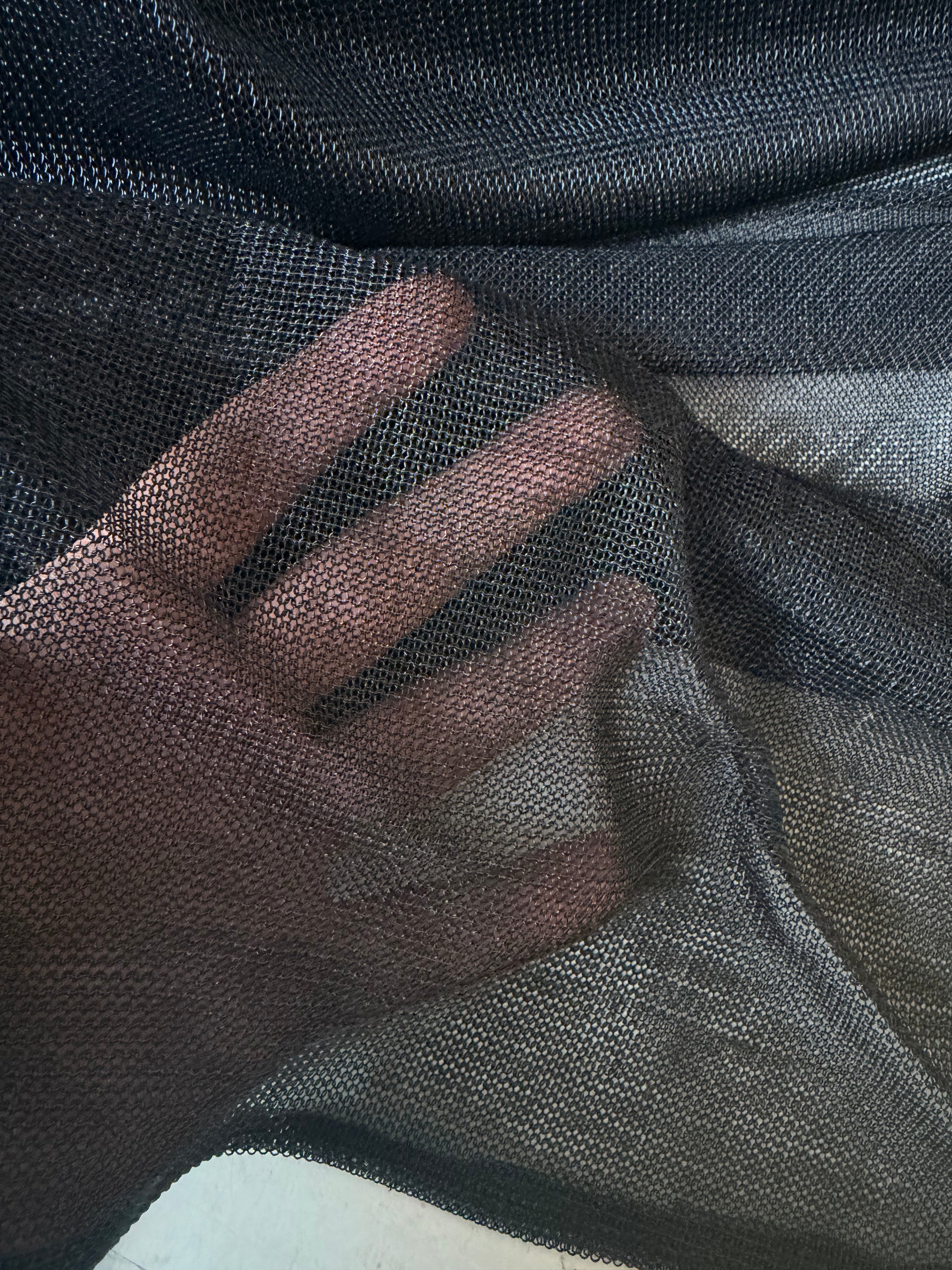 Maglia Rete Nero Bielastica