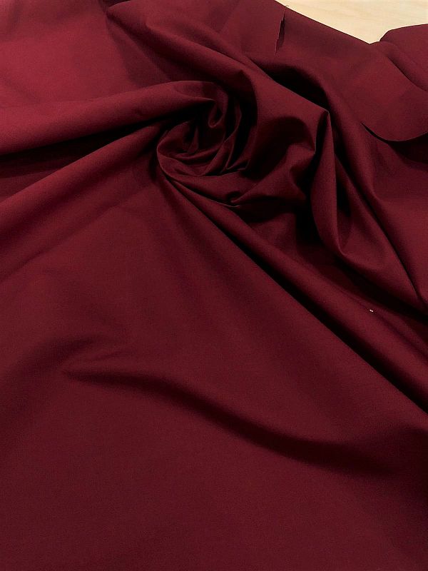 ALBA Poplin Cotton Brown Elastic