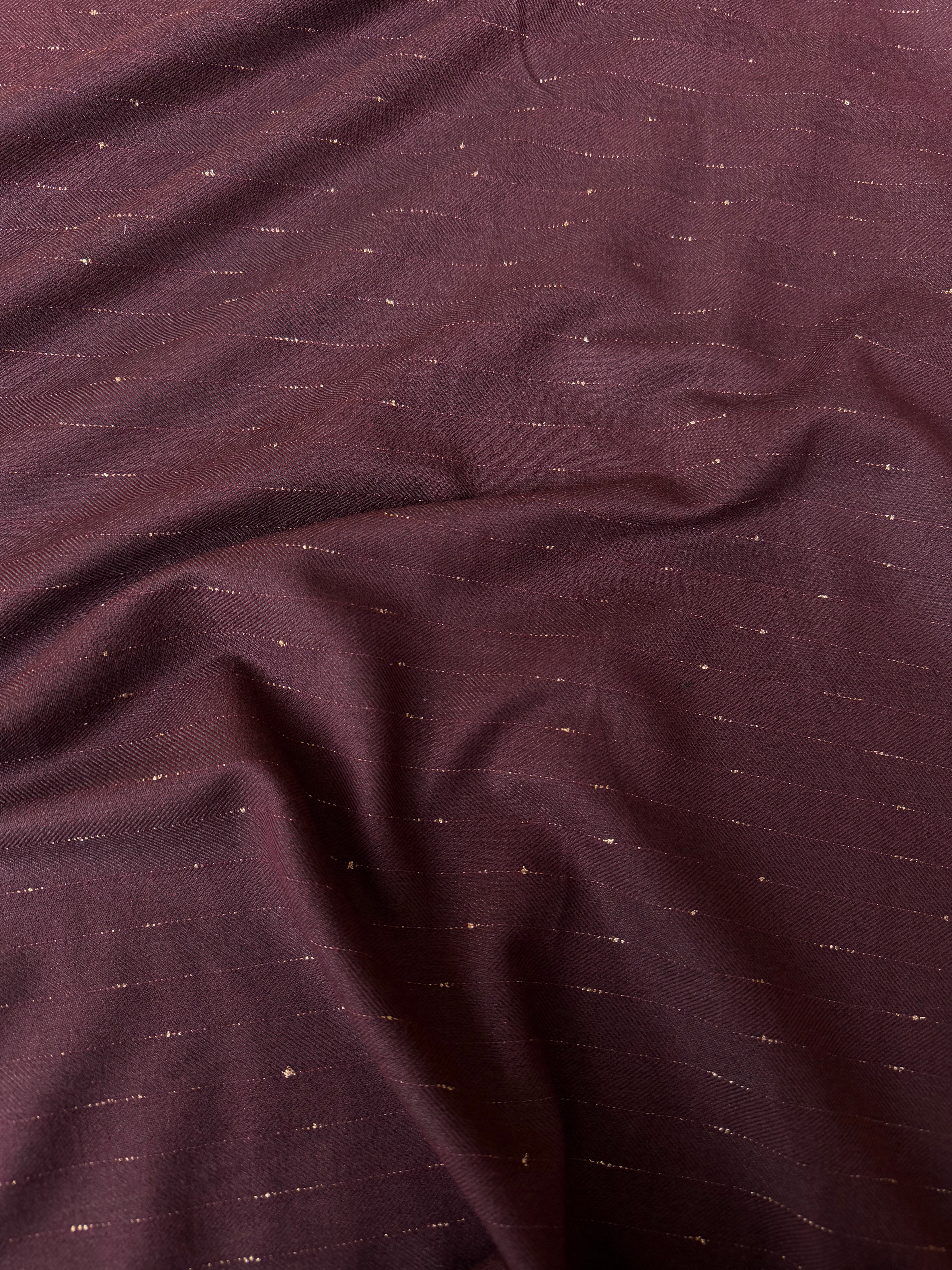 Fresco Lana Stretch Gessato Filo Lurex
