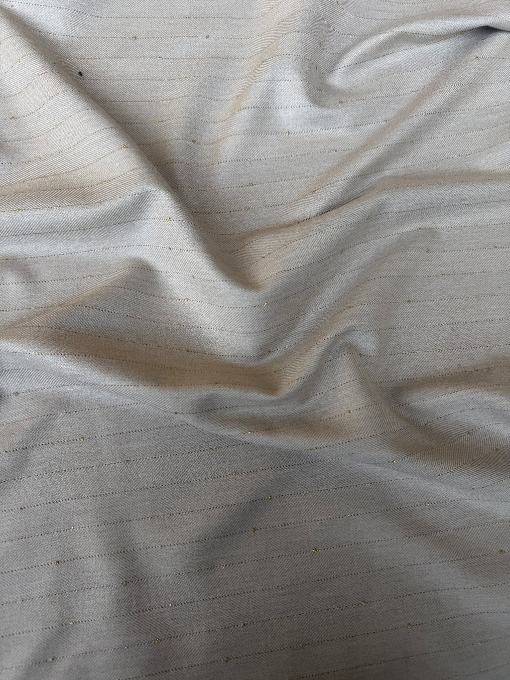Fresco Lana Stretch Gessato Filo Lurex