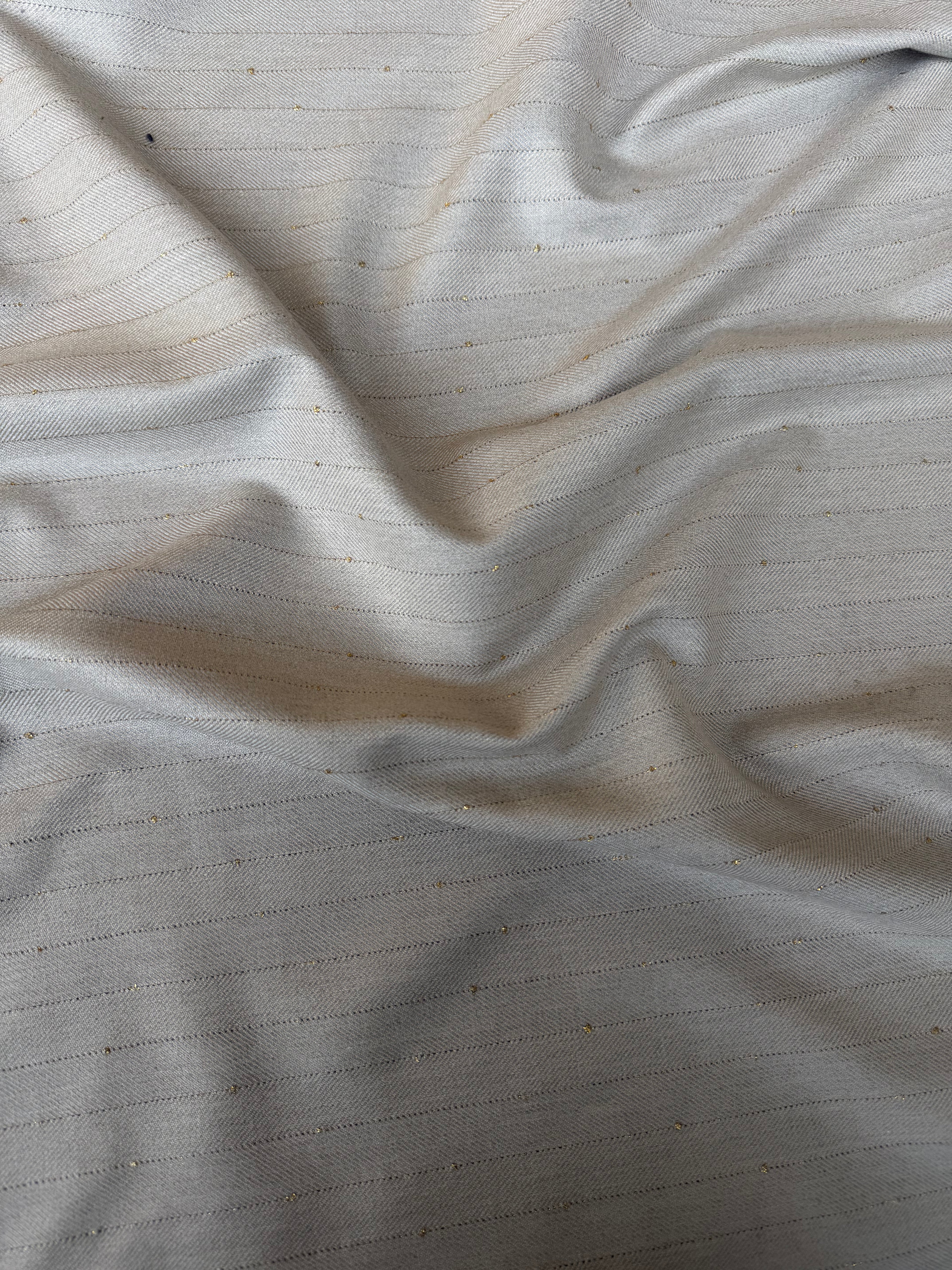Fresco Lana Stretch Gessato Filo Lurex