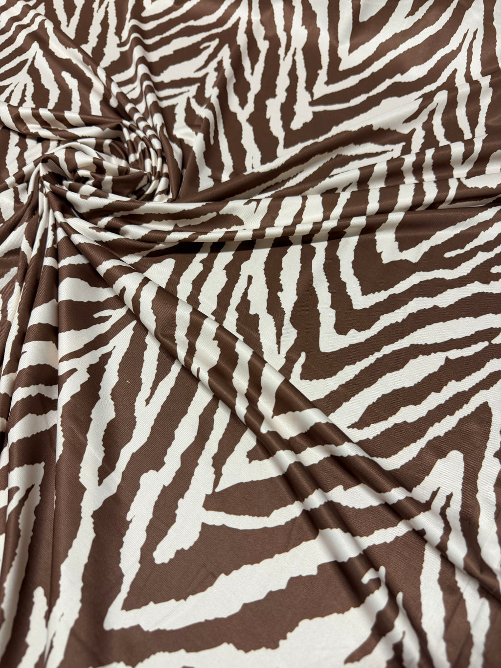 Lycra Zebrata Marroncino