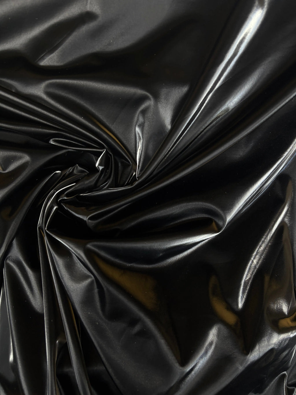 Lycra Nero Effetto Vernice