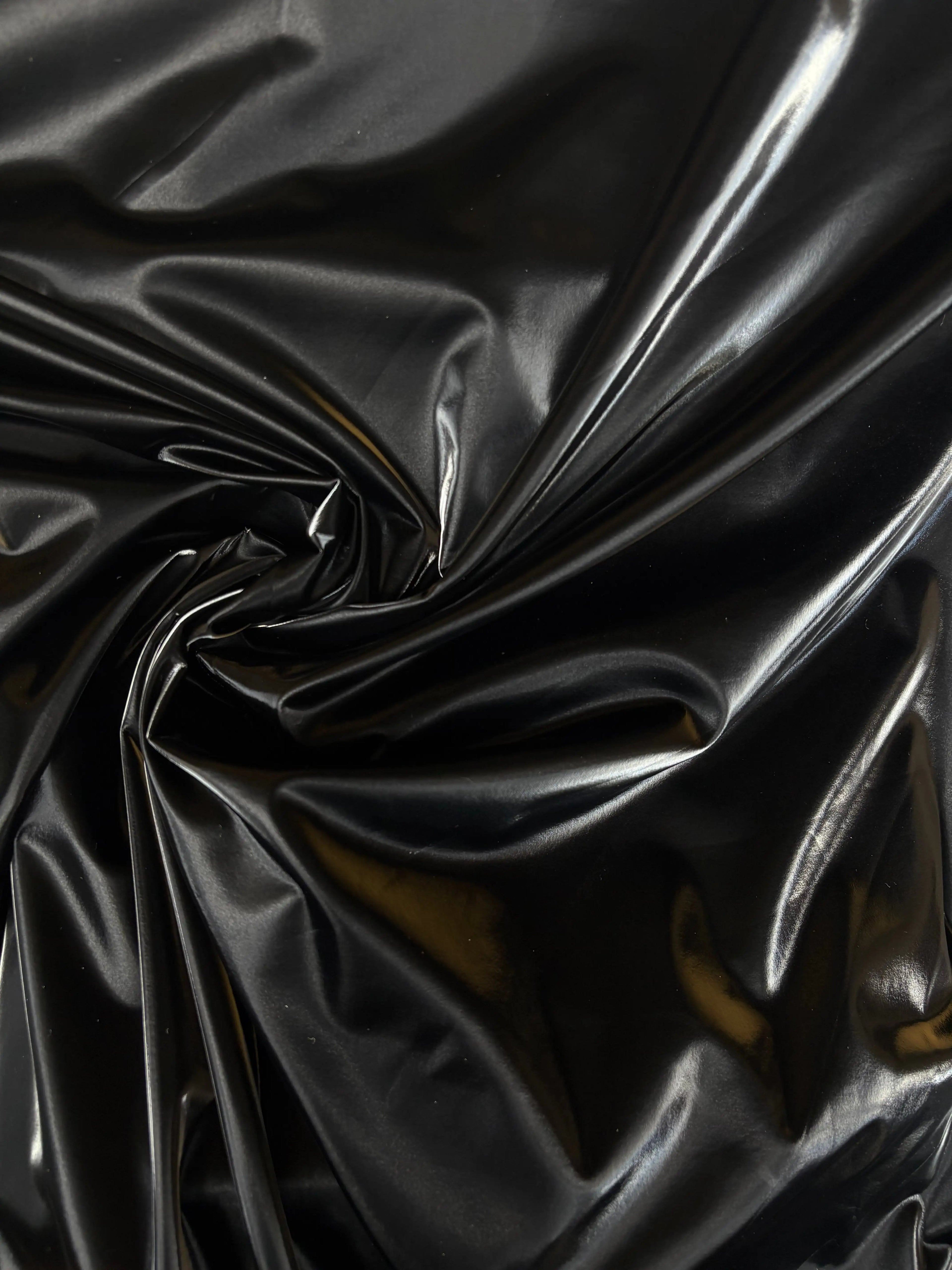 Black Lycra with a Paint Effect 