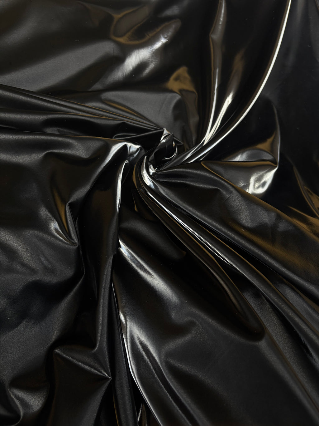 Lycra Nero Effetto Vernice