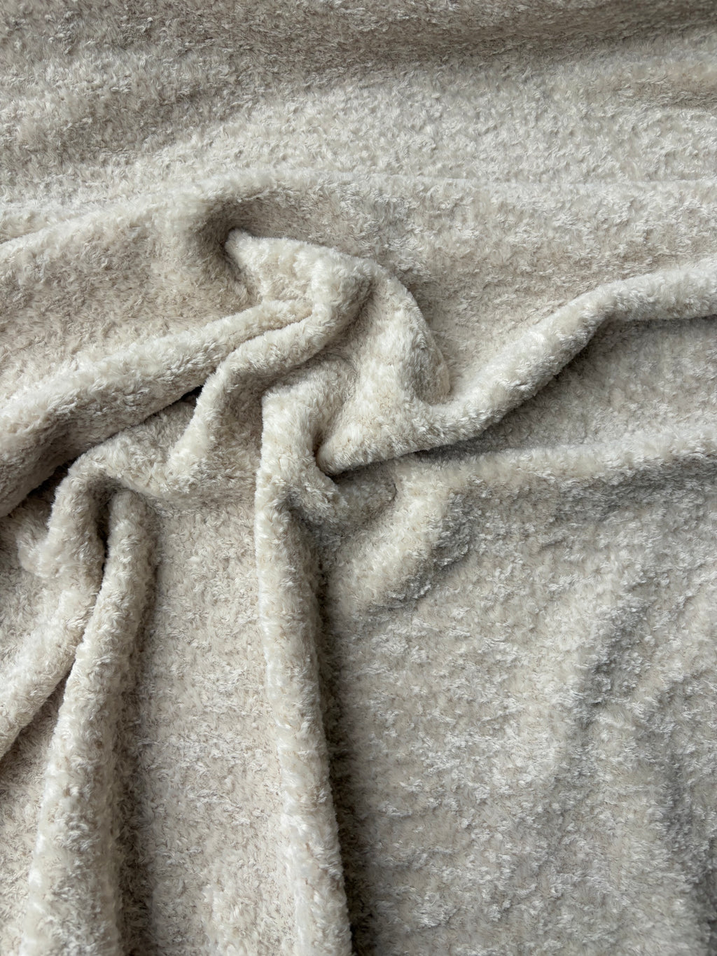 Tessuto Boucle avorio Ricciolino