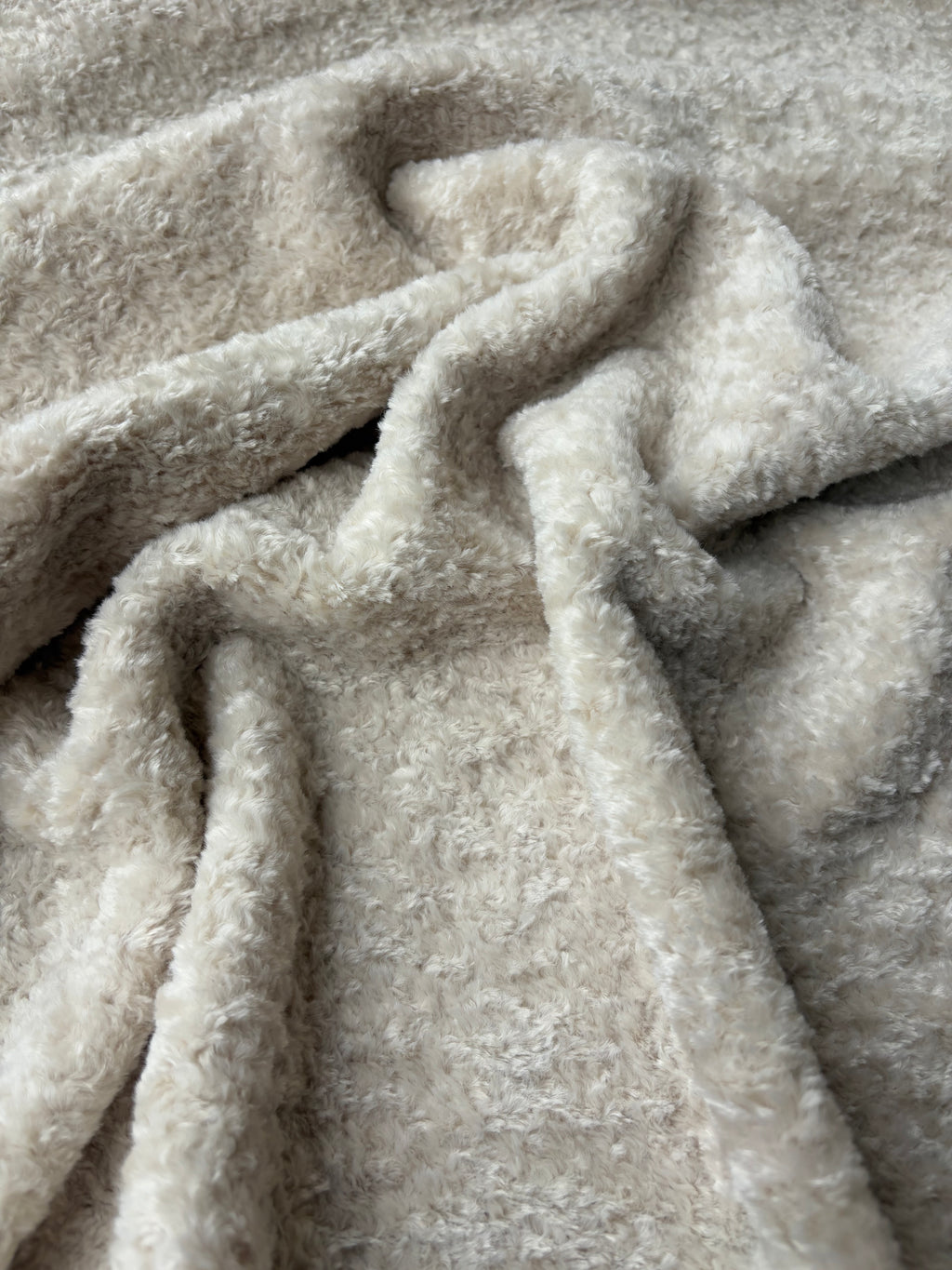 Tessuto Boucle avorio Ricciolino