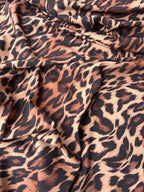 Satin Animalier leopardo maculato  SOTTOPREZZO