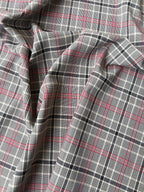 Tartan Scozzese Lanetta Grigio Red Classico SOTTOPREZZO