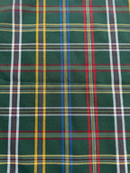 Tartan scozzese verde cotone tinto in filo quadro 280