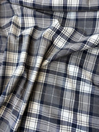 Tartan Scozzese Lanetta Laurent Grigio Blu