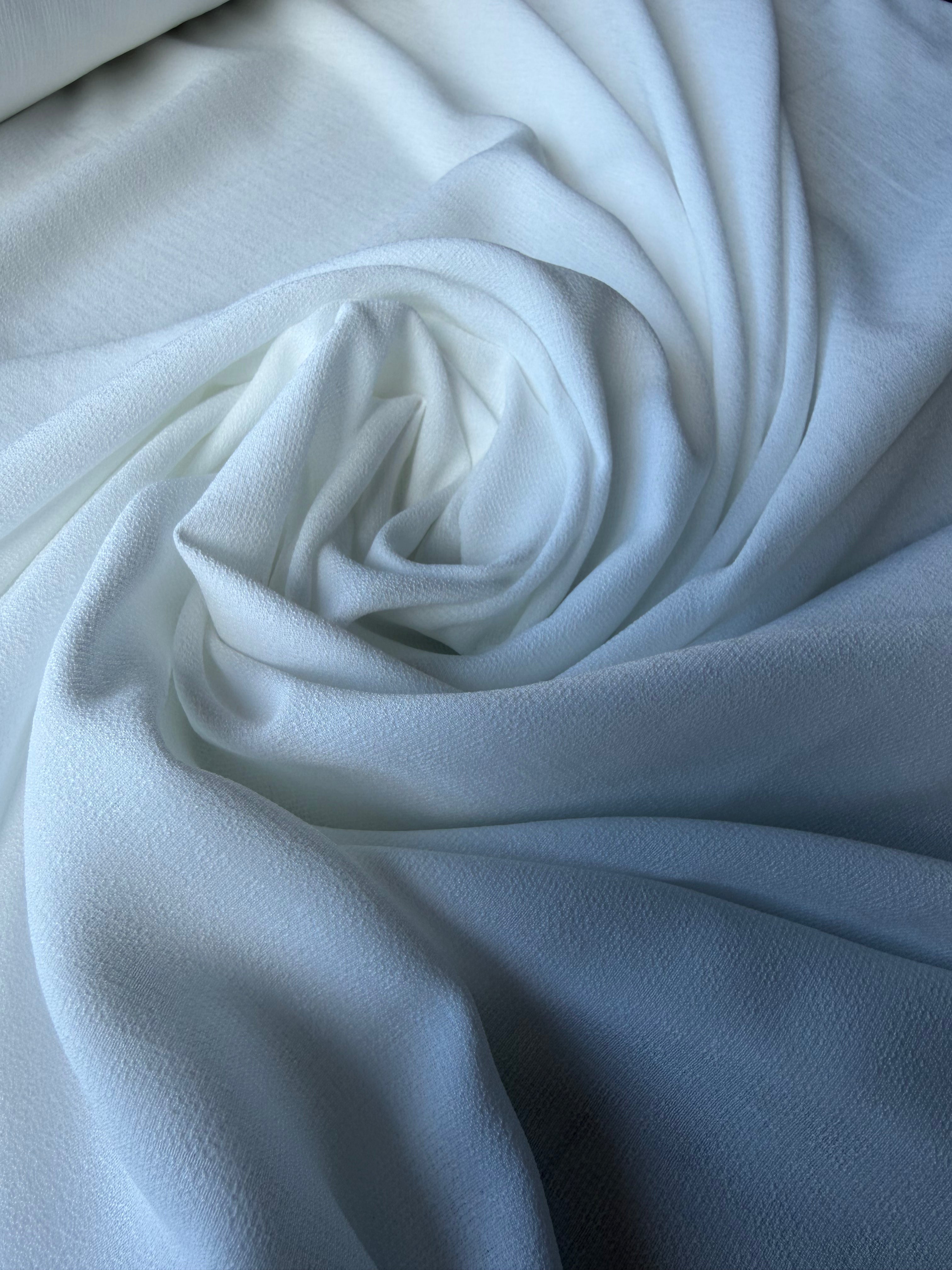Georgette Bianco Seta Wedding