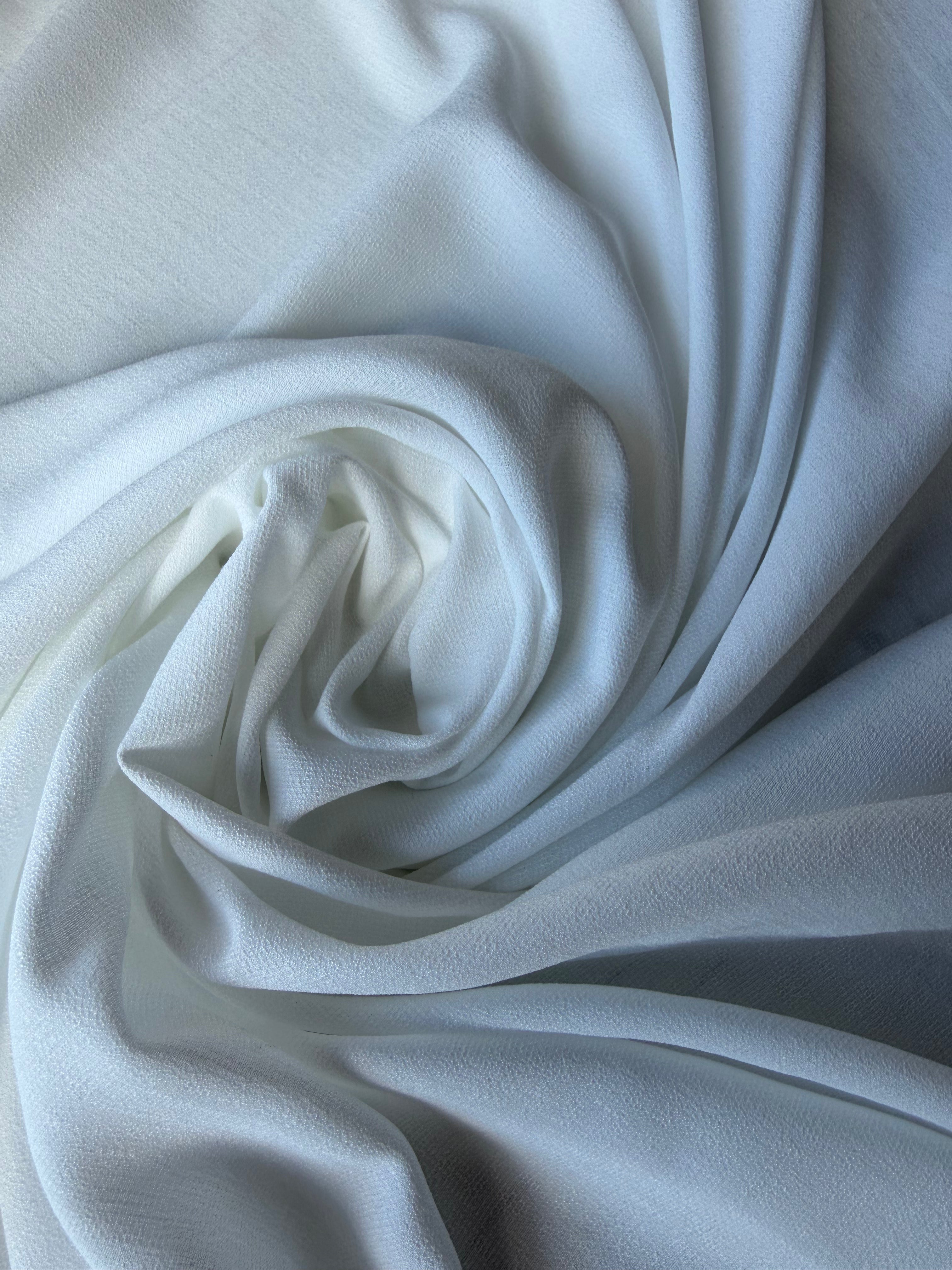 Georgette Bianco Seta Wedding