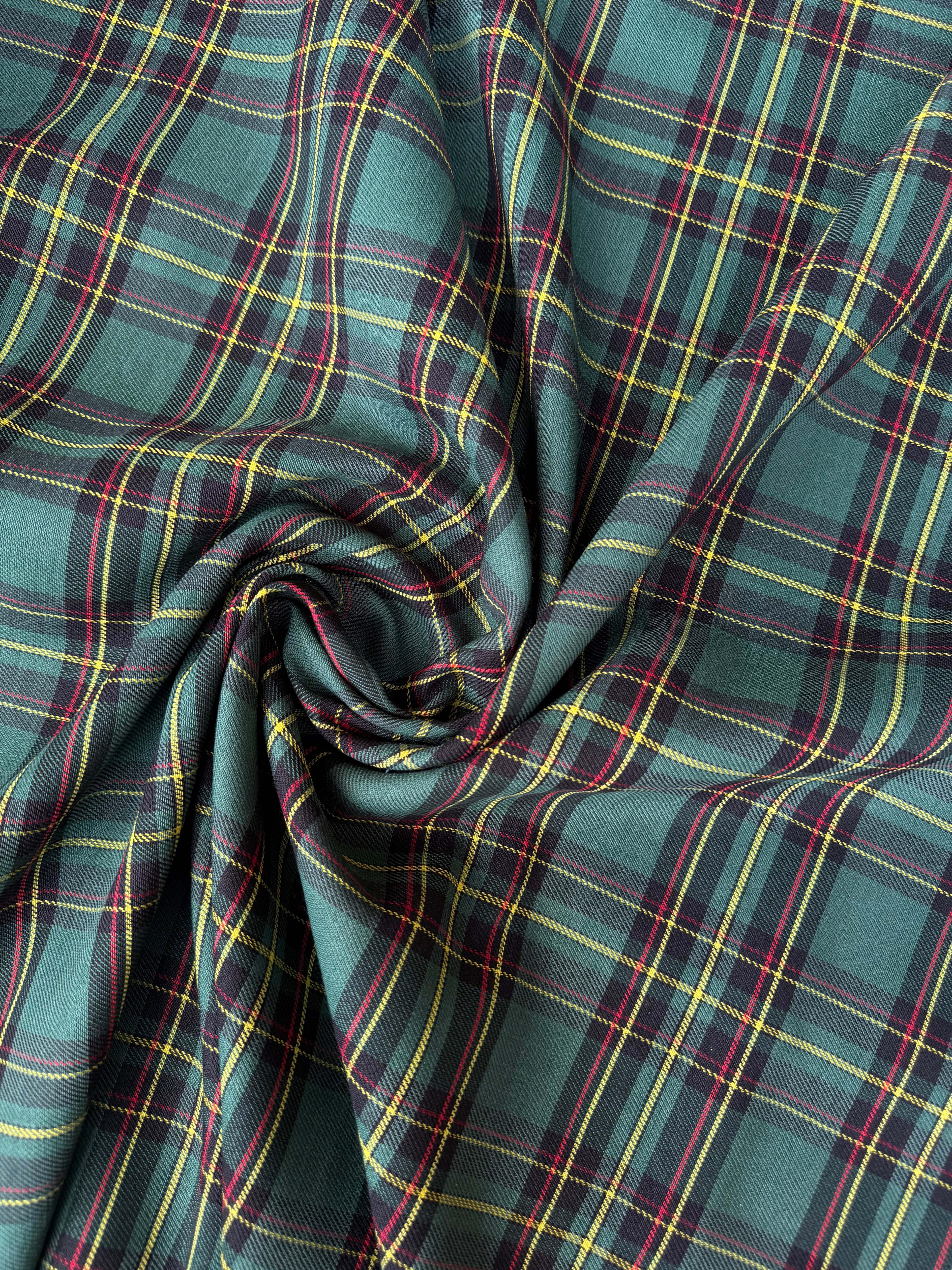 Tartan Scozzese Quadrone Verdone Inglese