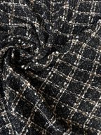 Tessuto Tweed Tipologia Chanel Elite Black