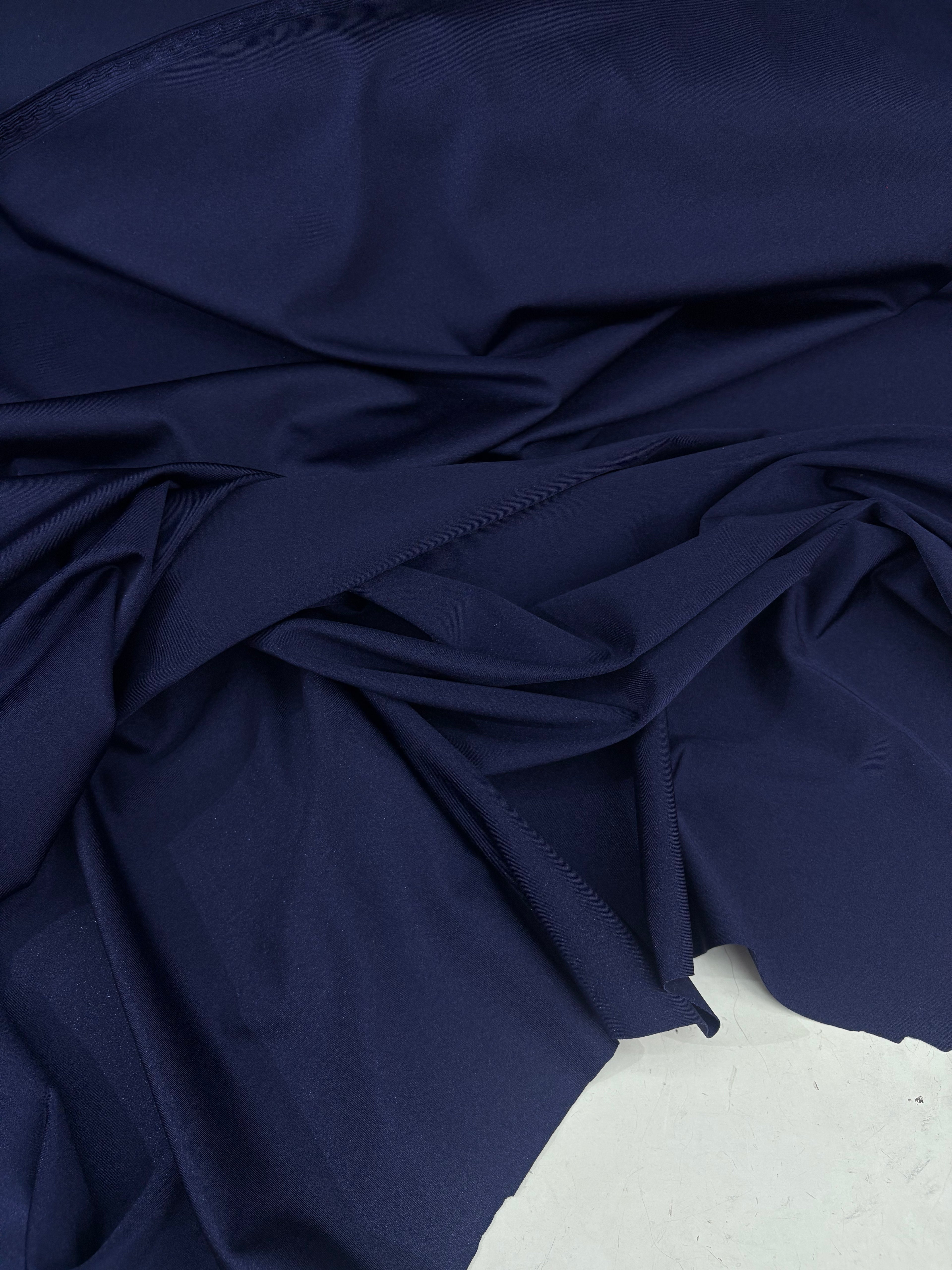 Lycra Tinta unita Blu Scuro  Lucida