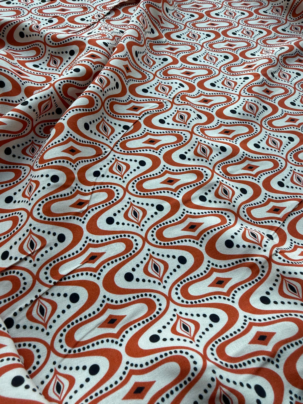 Tessuto Viscosa Mandala