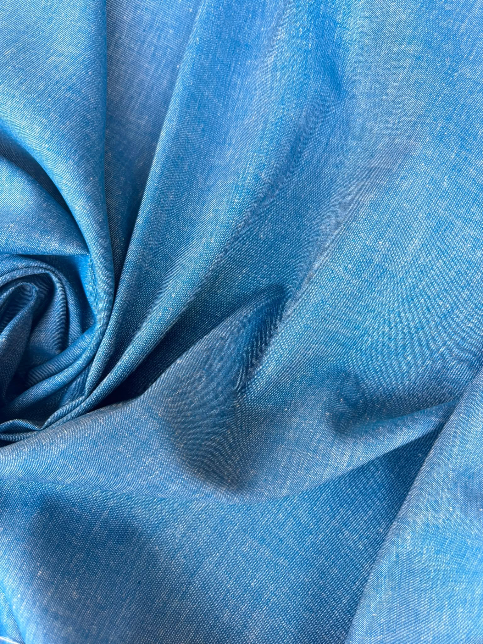 Scampolo di  lino Jeans chiaro 95x150cm
