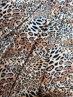 Velluto Animalier Tigrato  ELASTICO