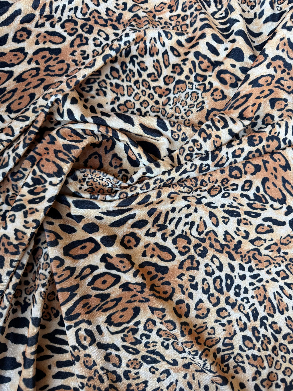 Velluto Animalier Tigrato  ELASTICO