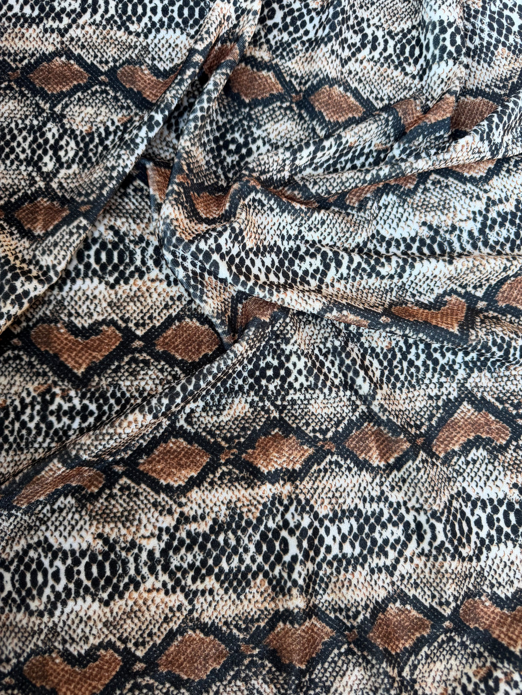 Velluto Animalier Pitonato ELASTICO